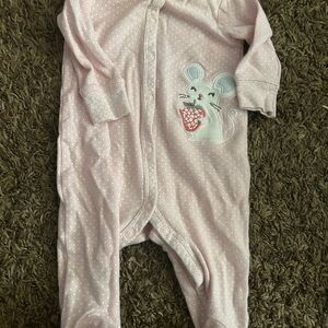 Carter's Pink mouse from footies One Piece